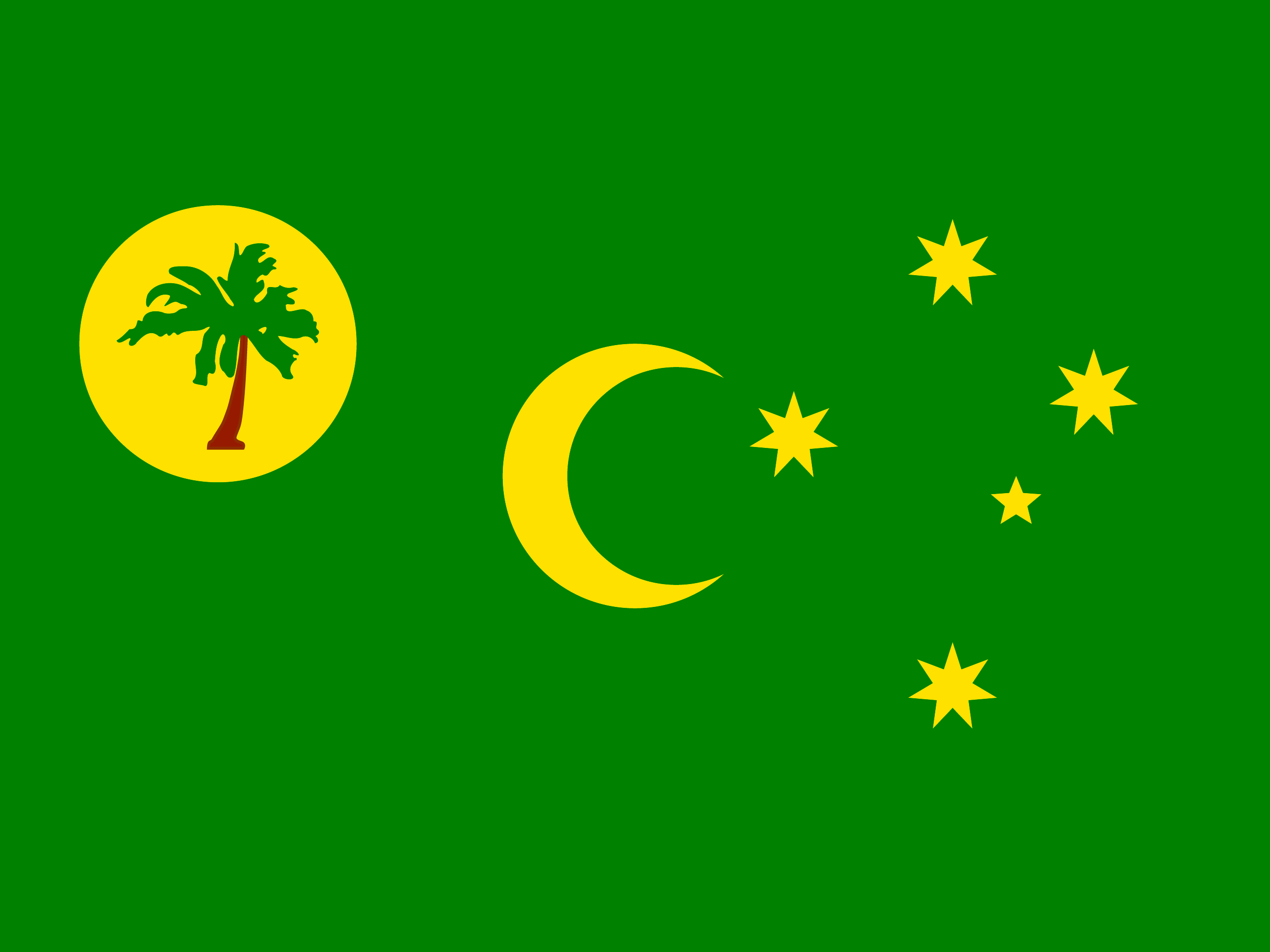 科科斯(基林)群岛 国旗