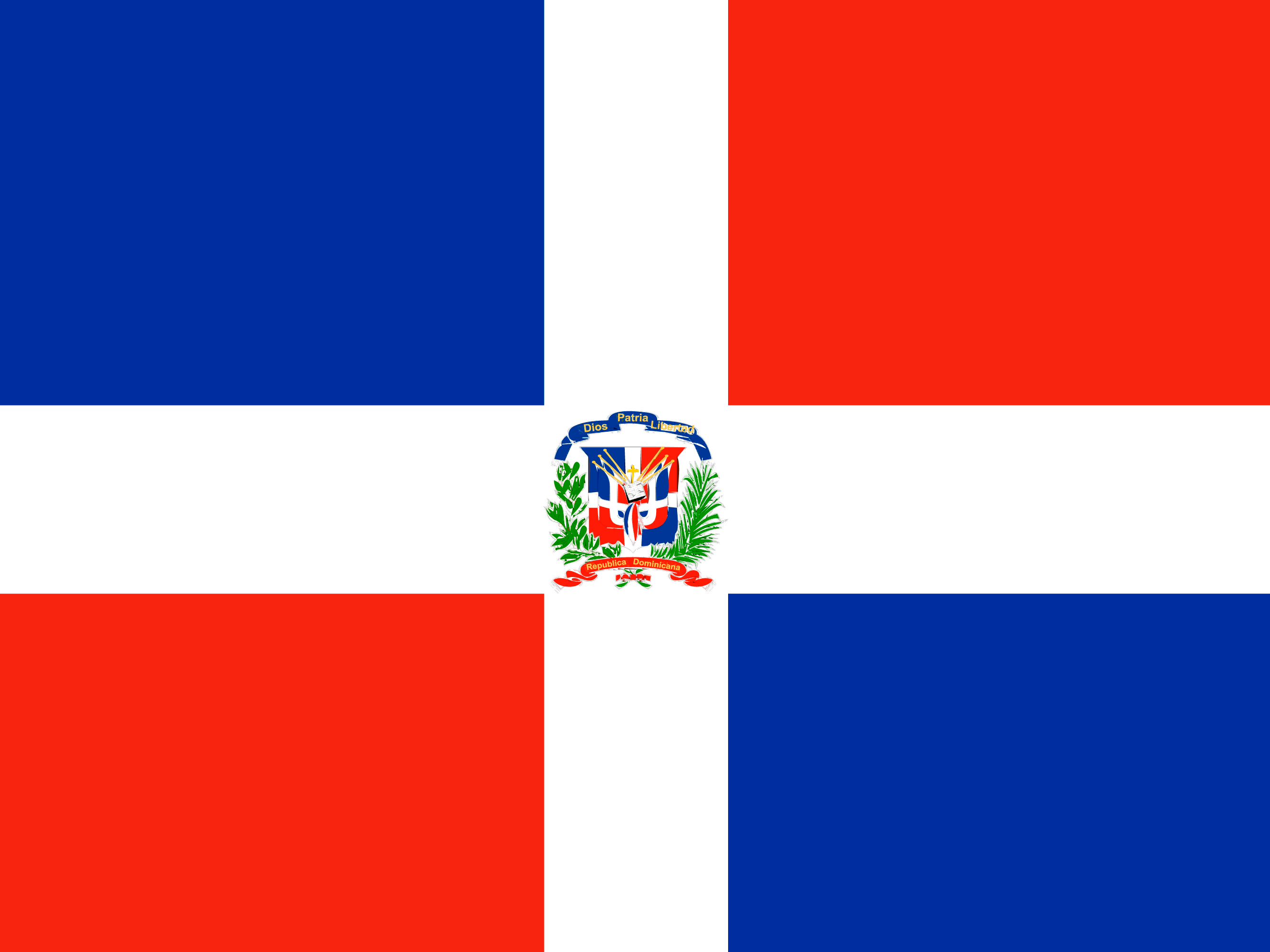 多米尼加共和国 国旗