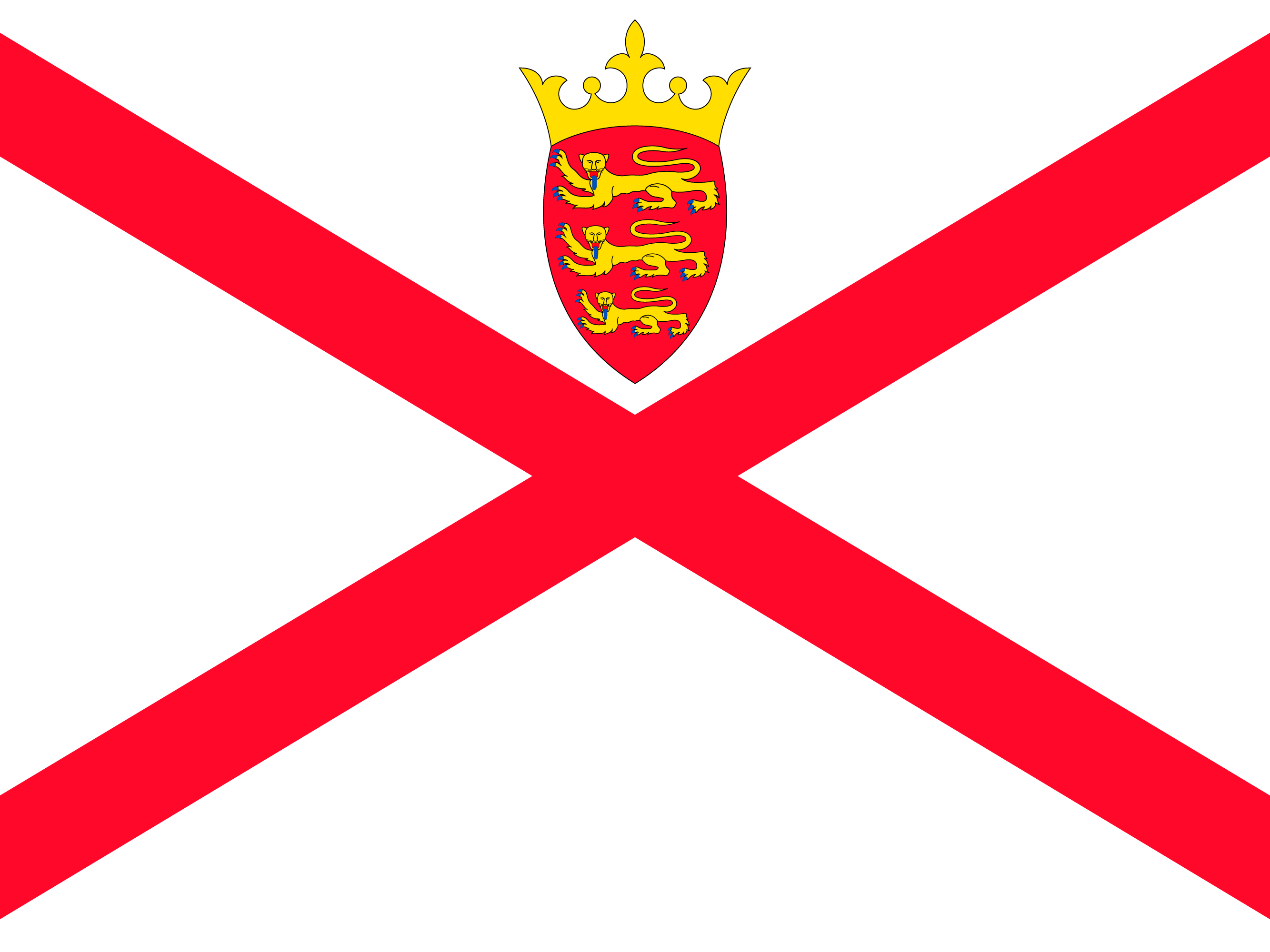 泽西岛 国旗
