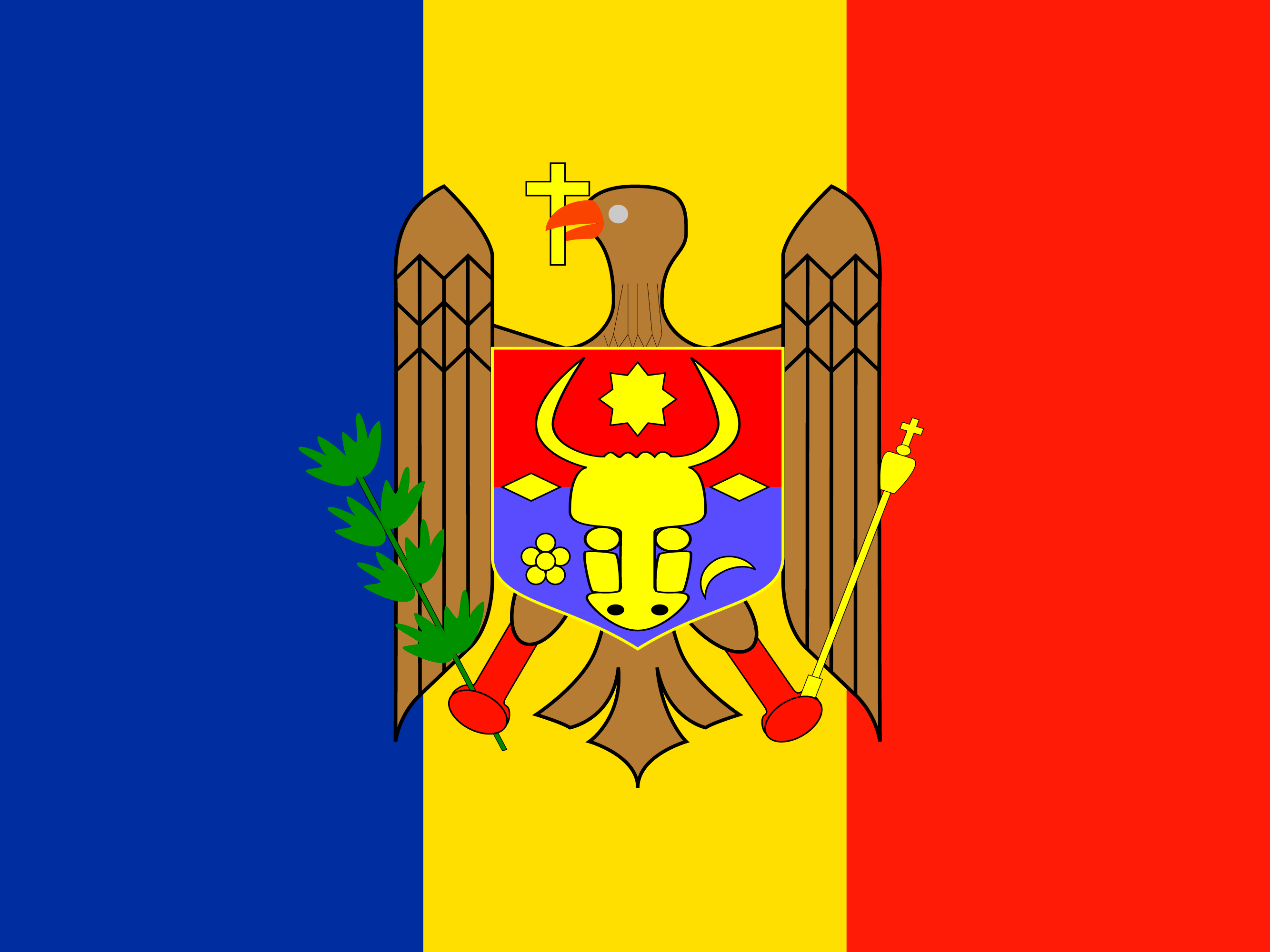 摩尔多瓦 国旗