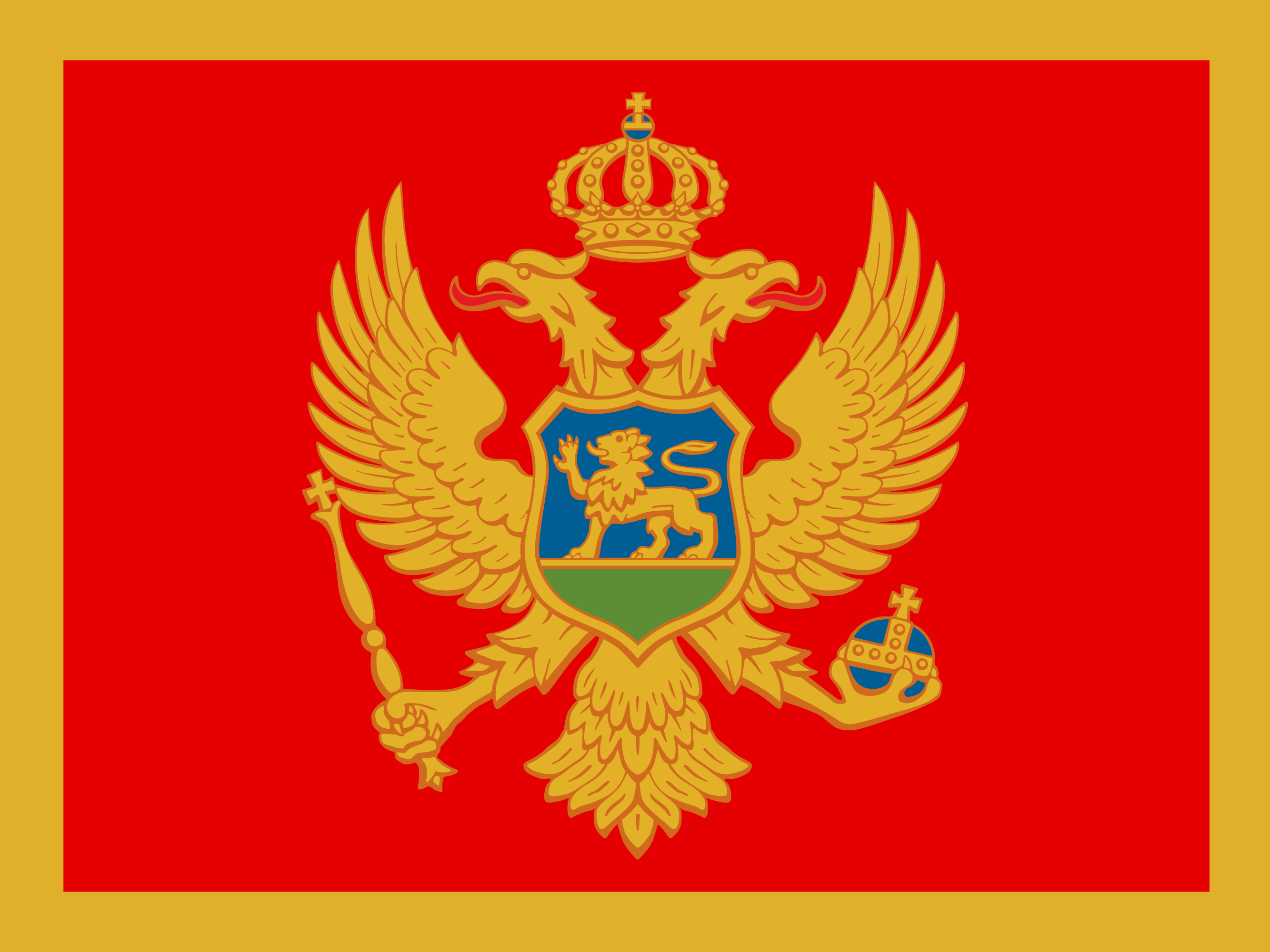 黑山 国旗