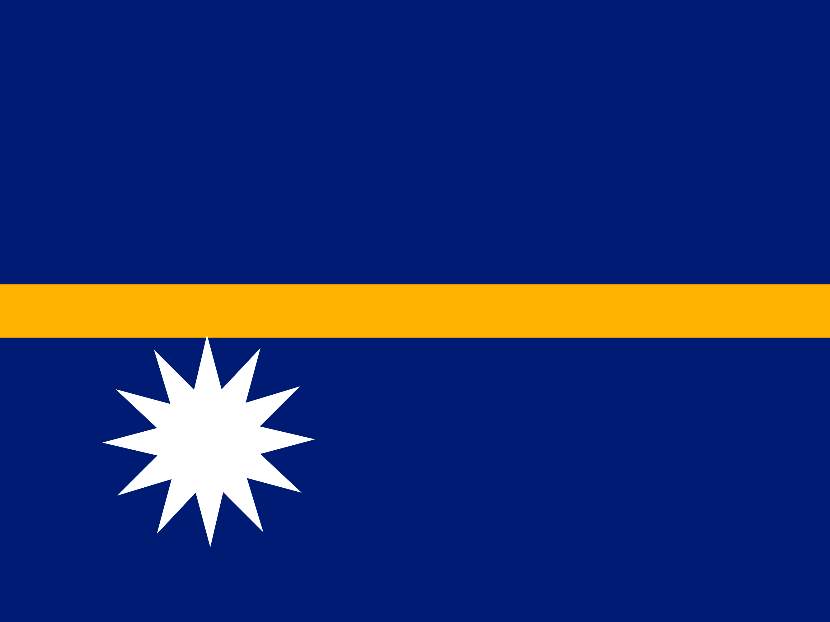 瑙鲁 国旗