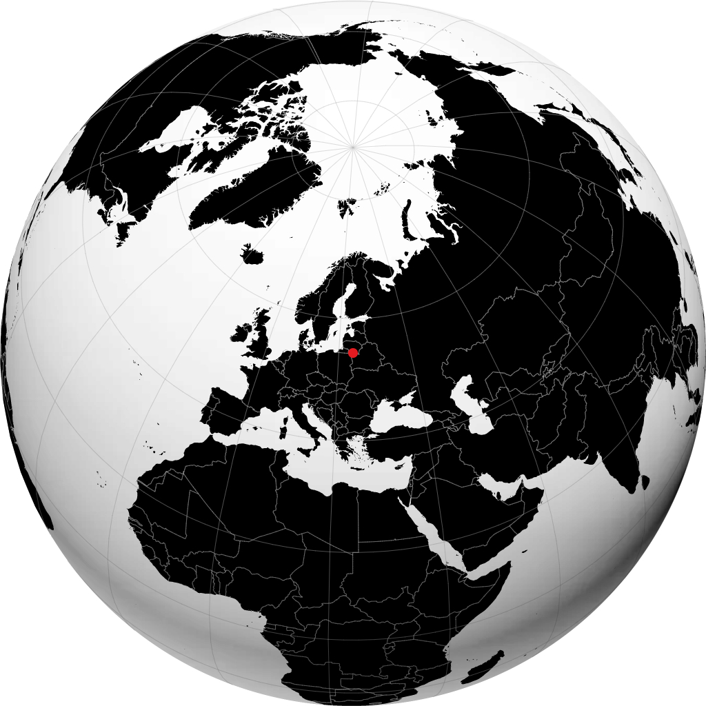 阿利图斯 在地球仪上