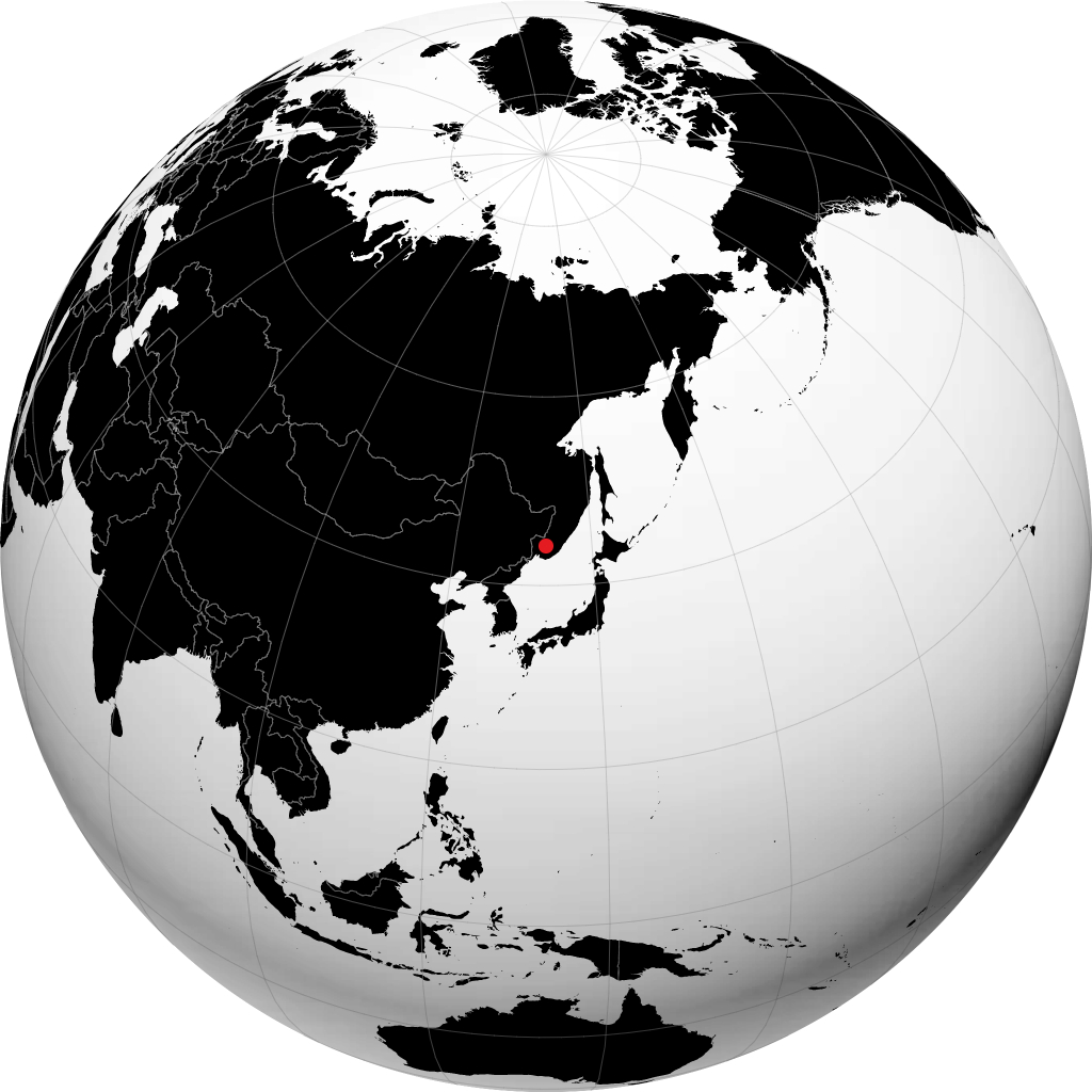 阿尔谢尼耶夫 在地球仪上