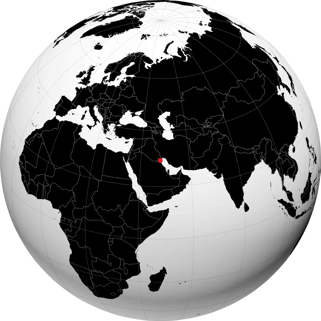 萨利米亚 在地球仪上