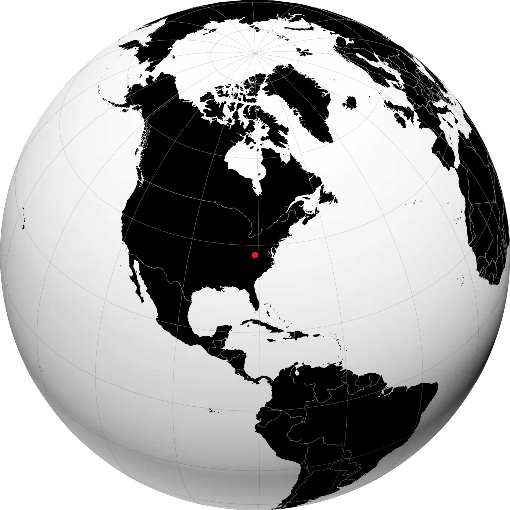 贝克利 在地球仪上