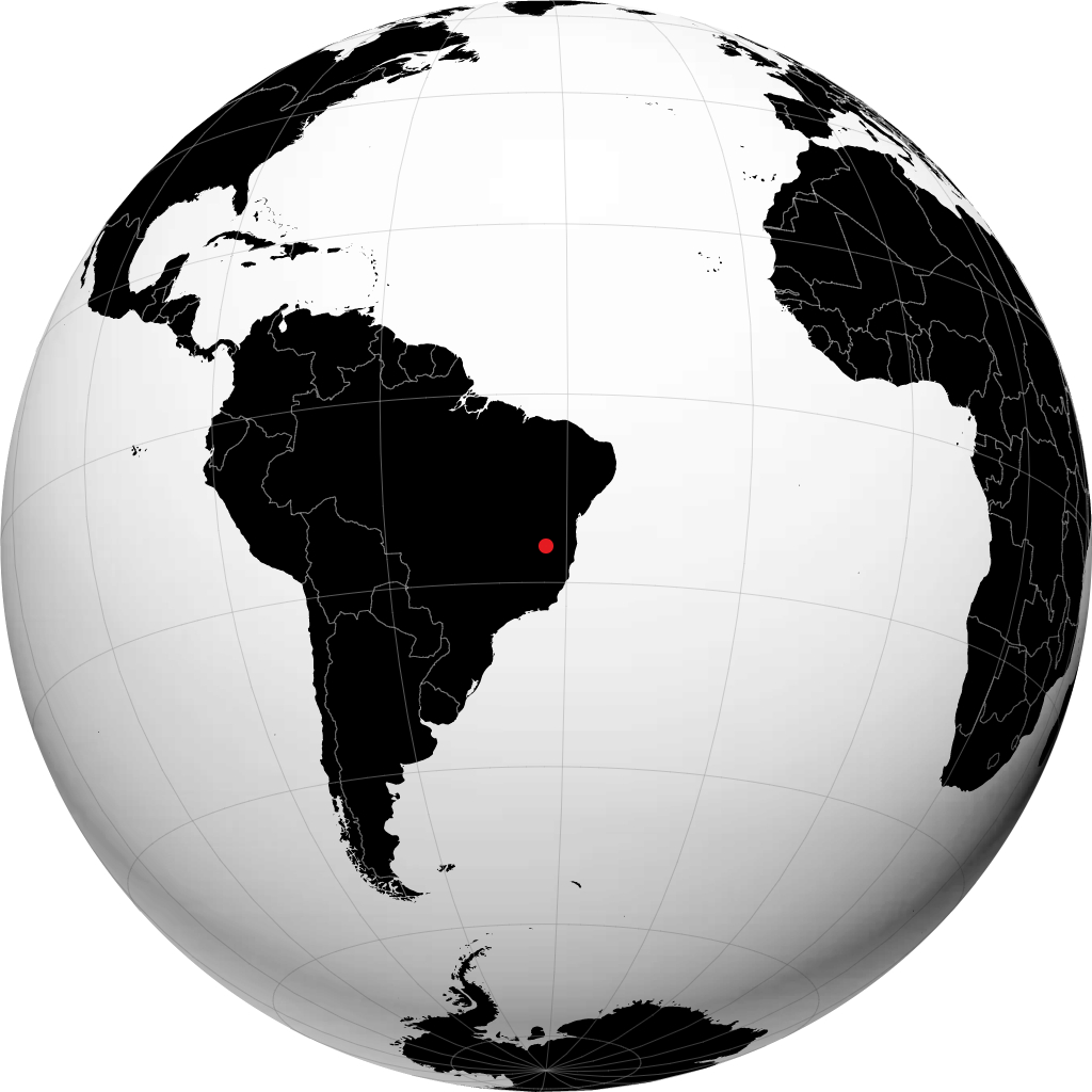 萨利纳斯 在地球仪上