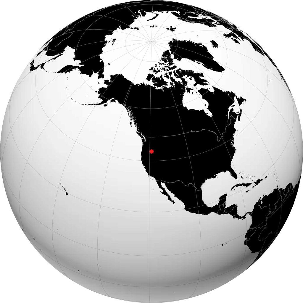 伯恩斯 在地球仪上