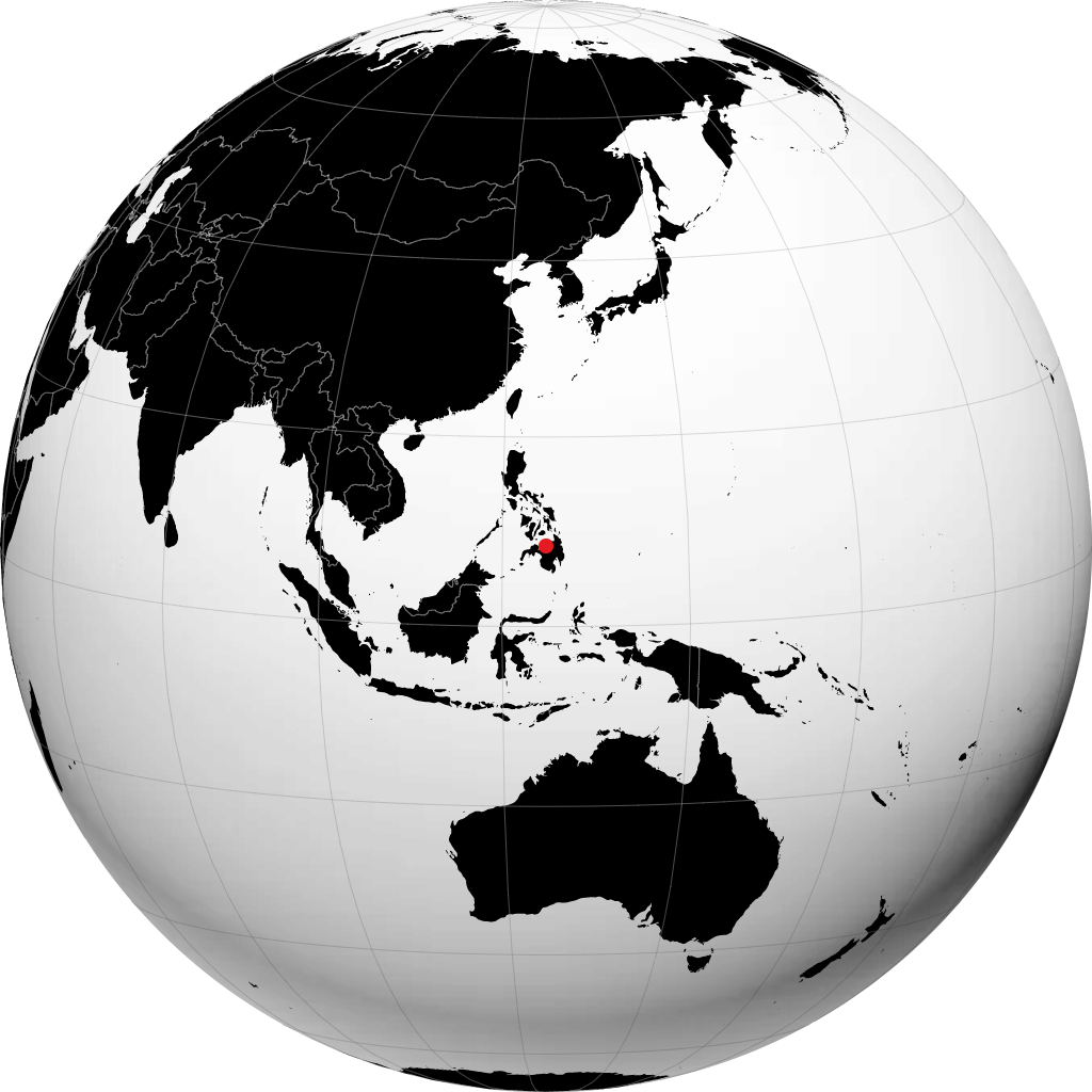 卡加延德奥罗 在地球仪上