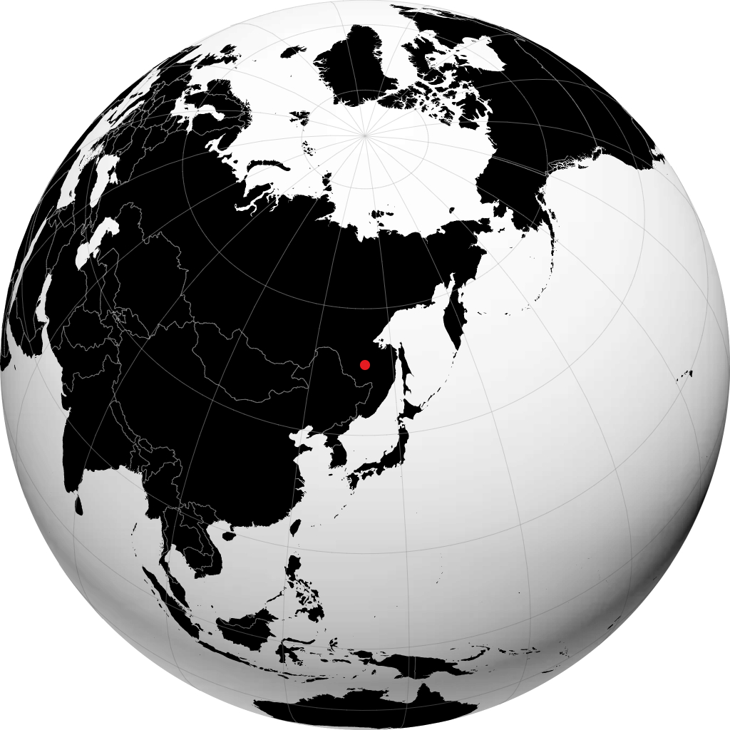 切格多明 在地球仪上