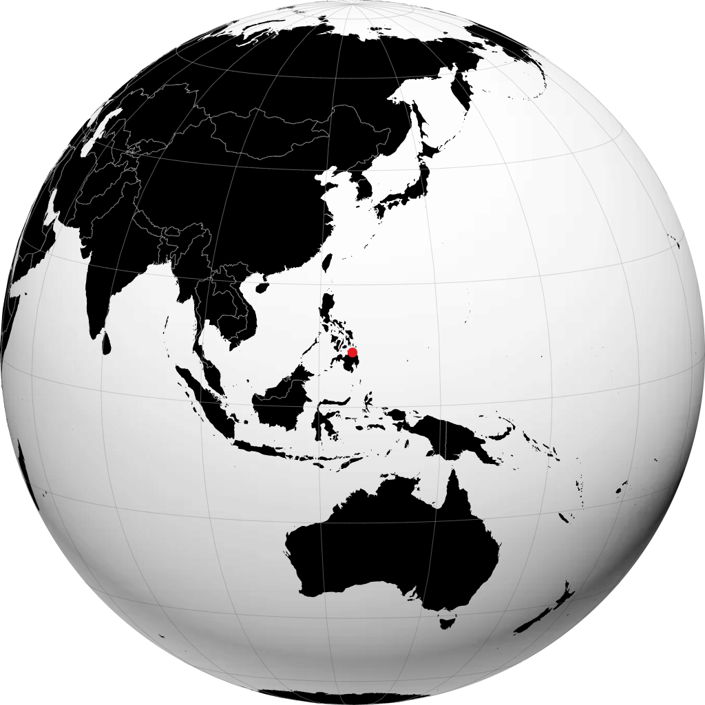 武端市 在地球仪上