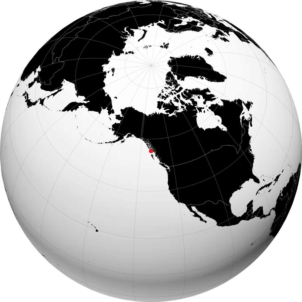 克雷格 在地球仪上