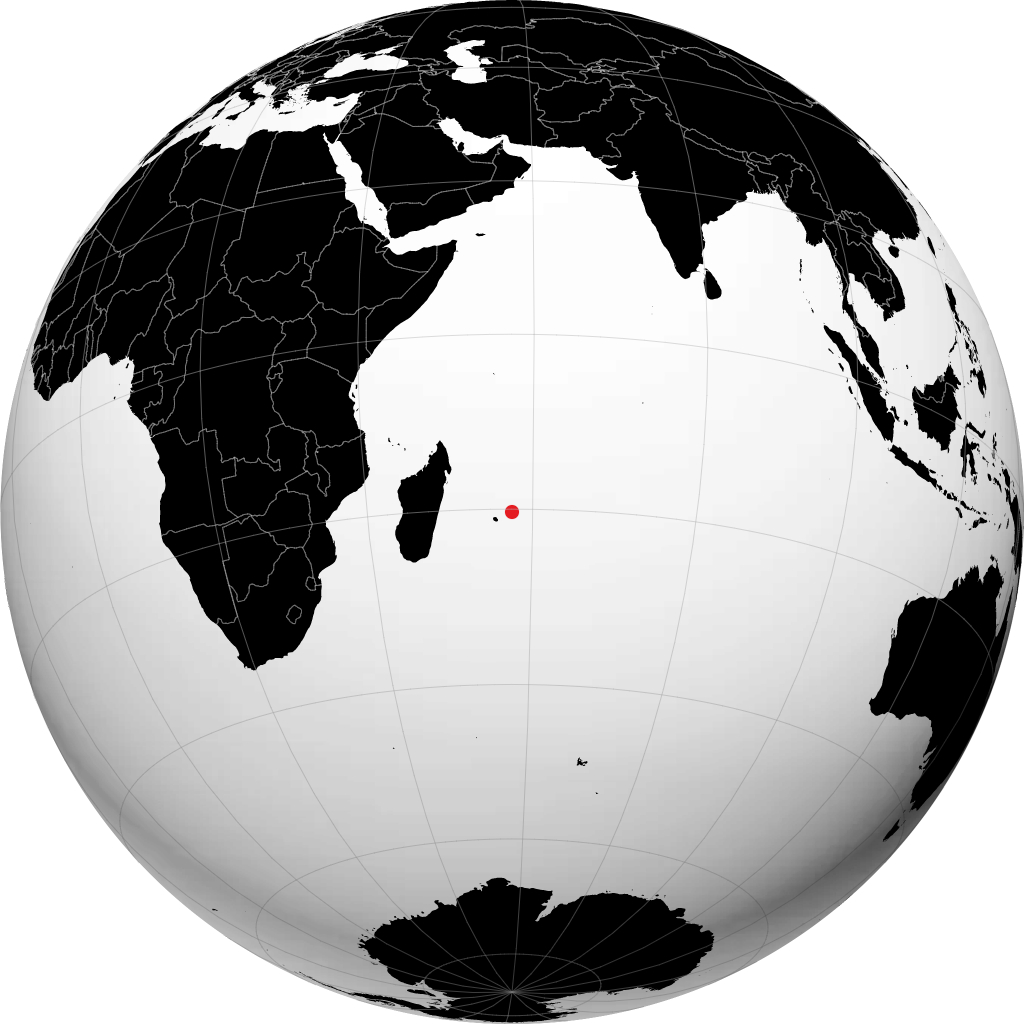 居尔皮普 在地球仪上