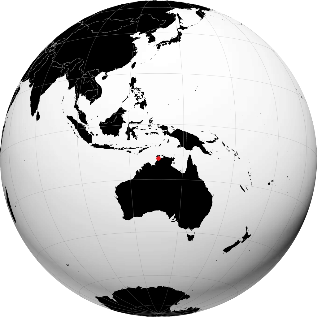 达尔文 在地球仪上