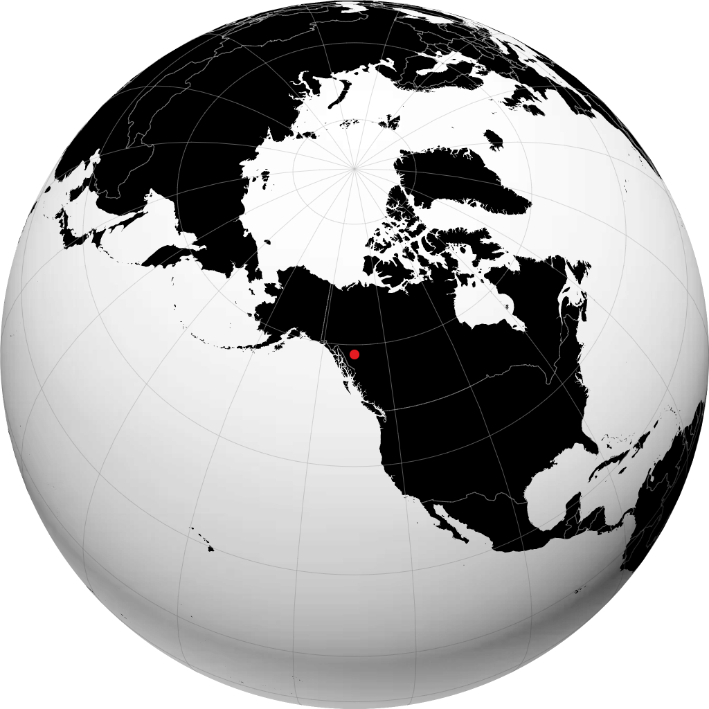 迪斯湖 在地球仪上