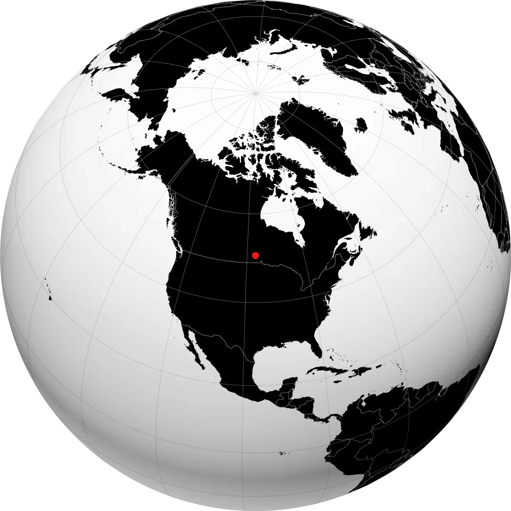 吉姆利 在地球仪上