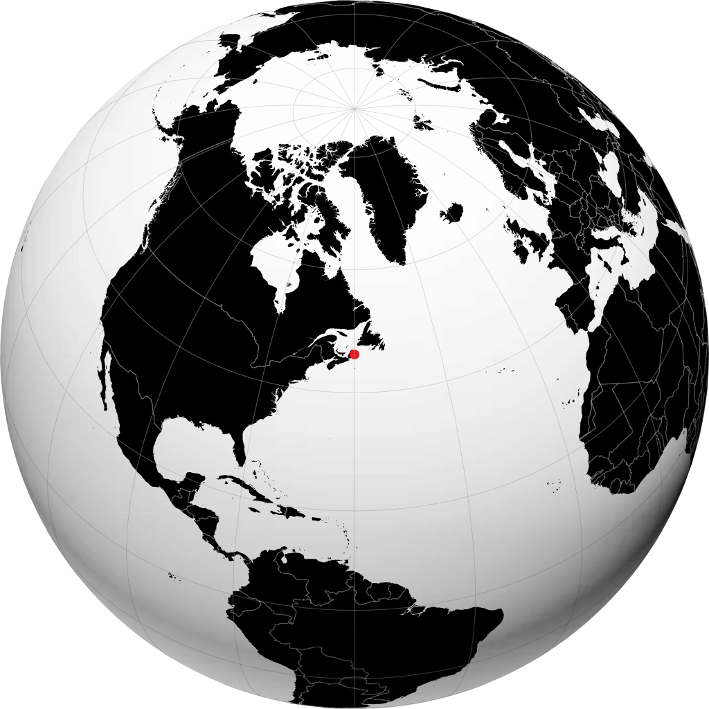 格雷斯湾 在地球仪上