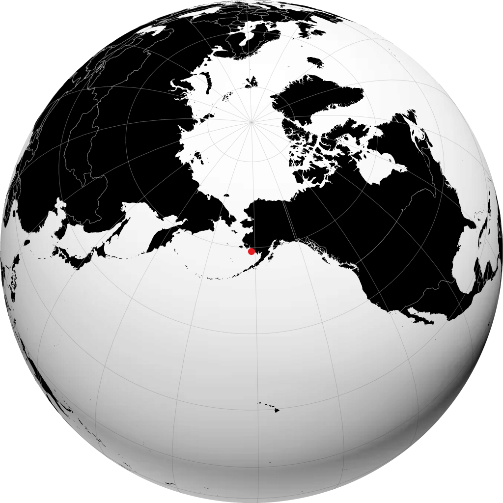 好消息湾 在地球仪上