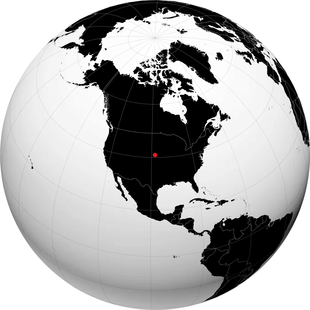 大岛 在地球仪上