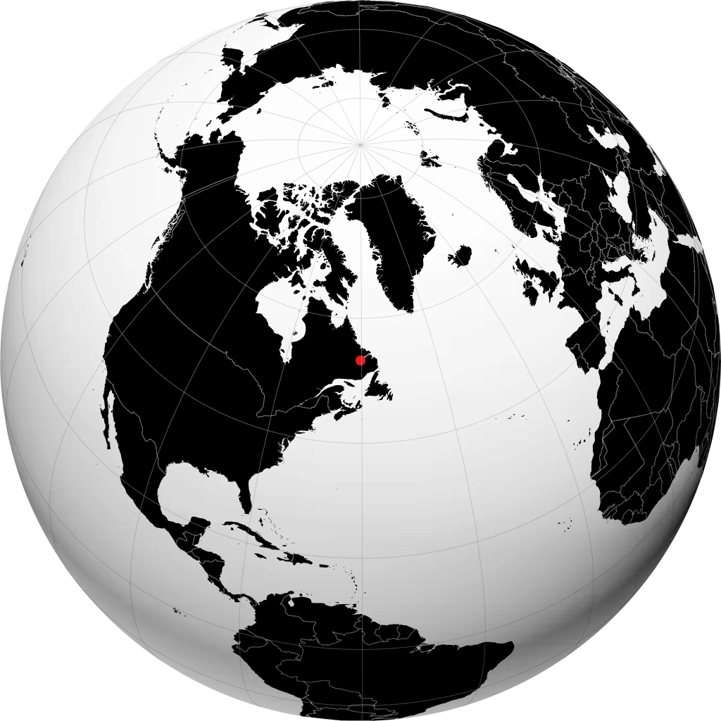 快乐谷-鹅湾 在地球仪上
