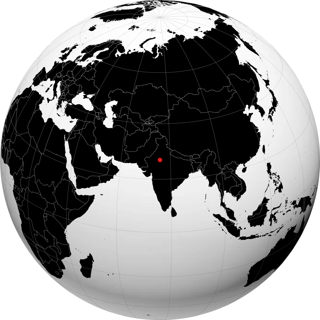 斋浦尔 在地球仪上