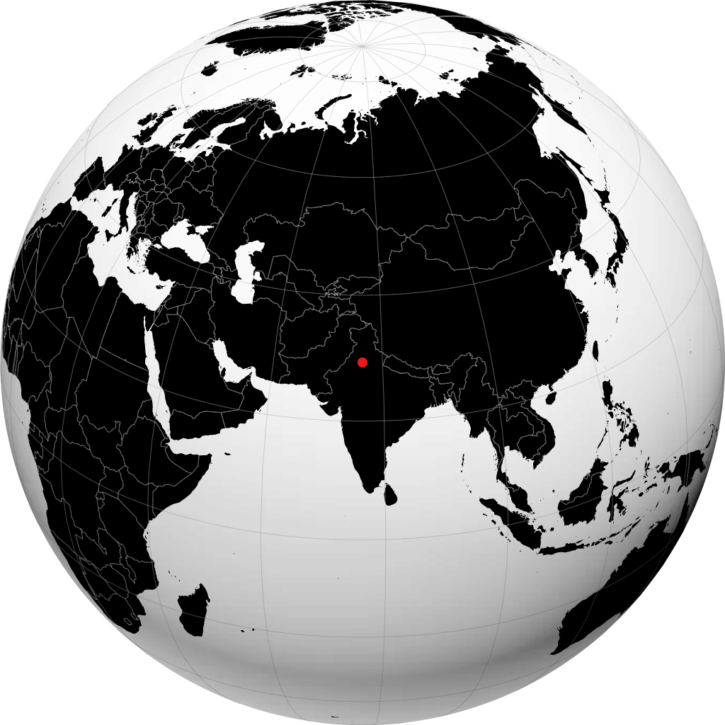 金德 在地球仪上