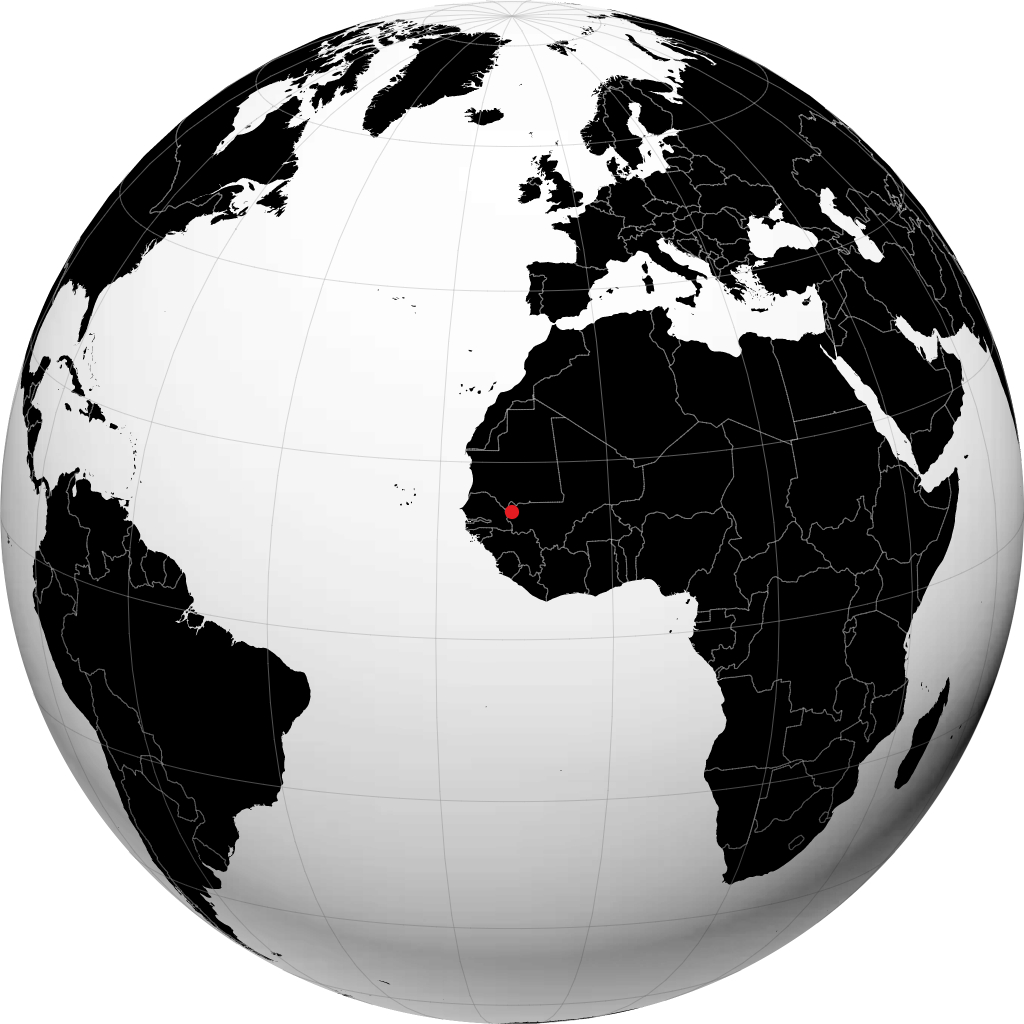 凯斯 在地球仪上