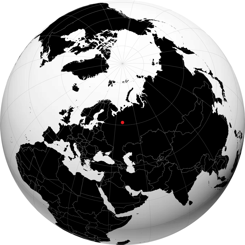 科特拉斯 在地球仪上