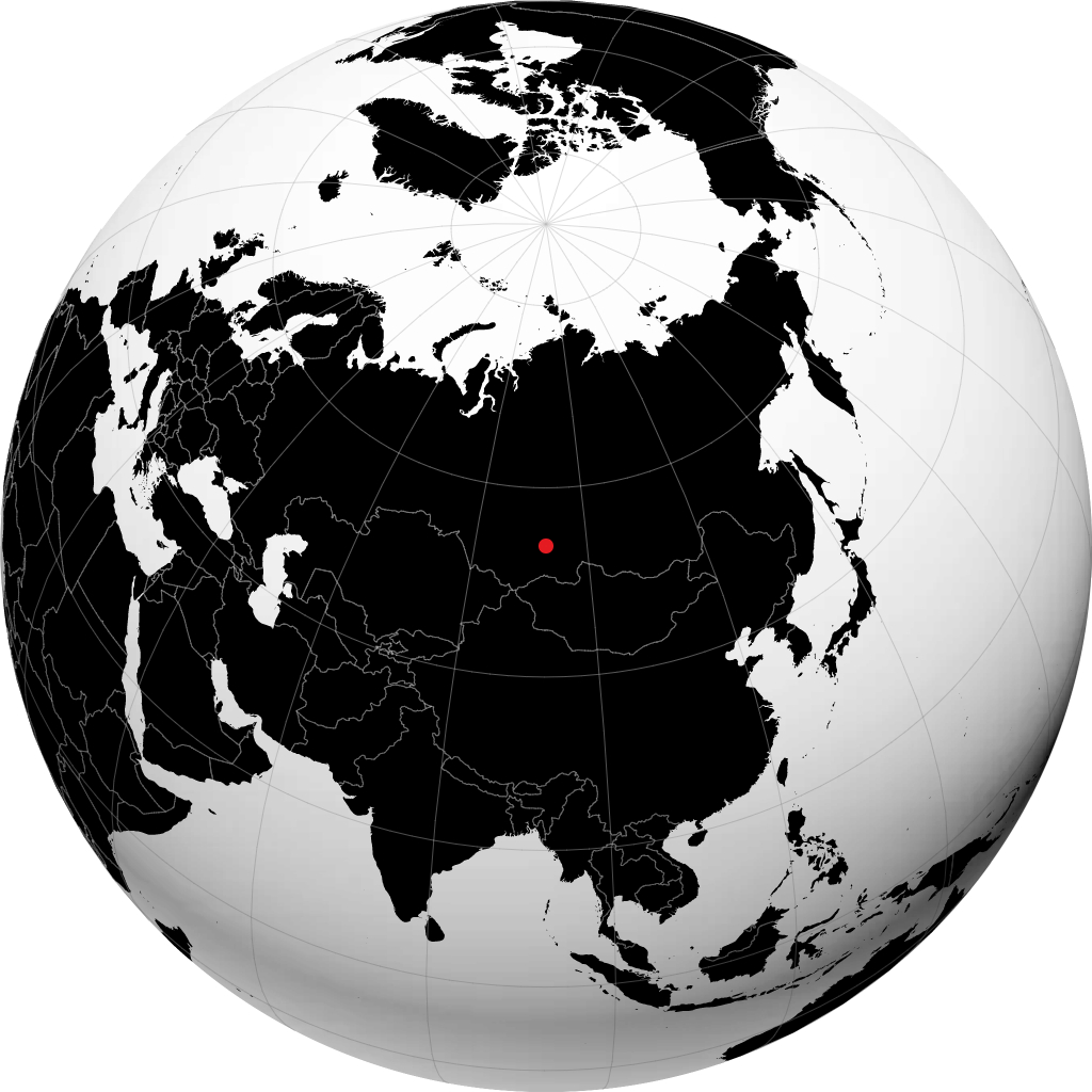 库拉吉诺 在地球仪上