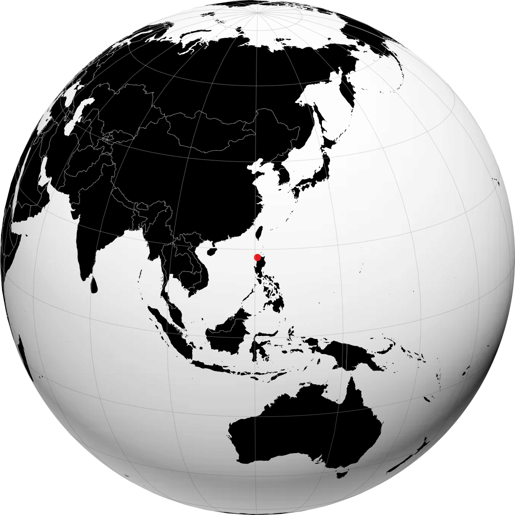 拉瓦格 在地球仪上