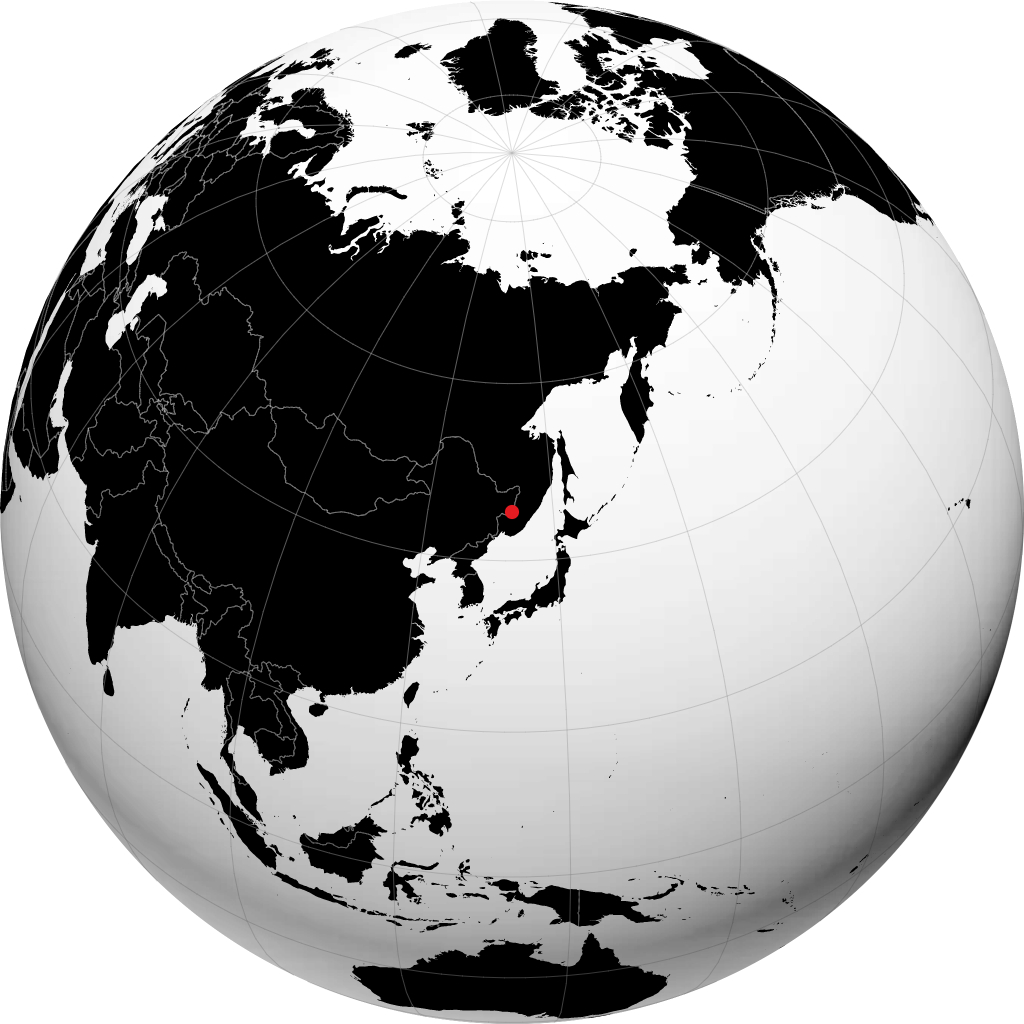 列索扎沃茨克 在地球仪上