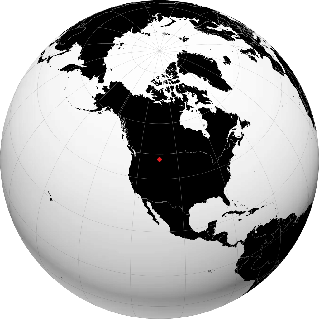 刘易斯敦 在地球仪上