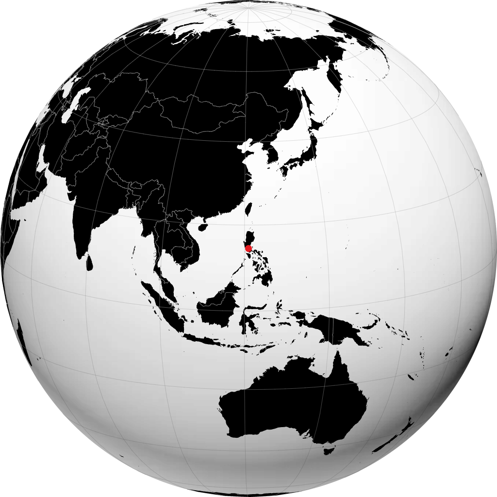 马尼拉 在地球仪上