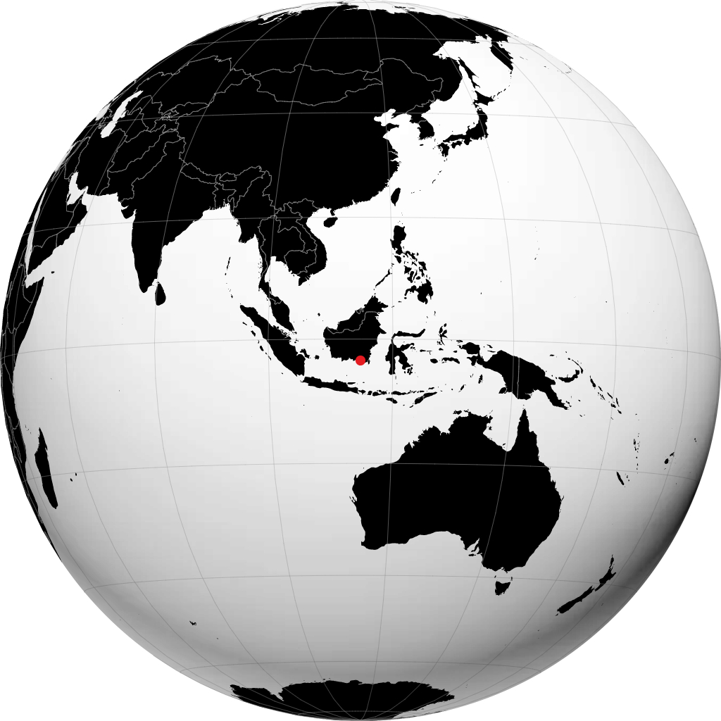 马尔塔普拉 在地球仪上
