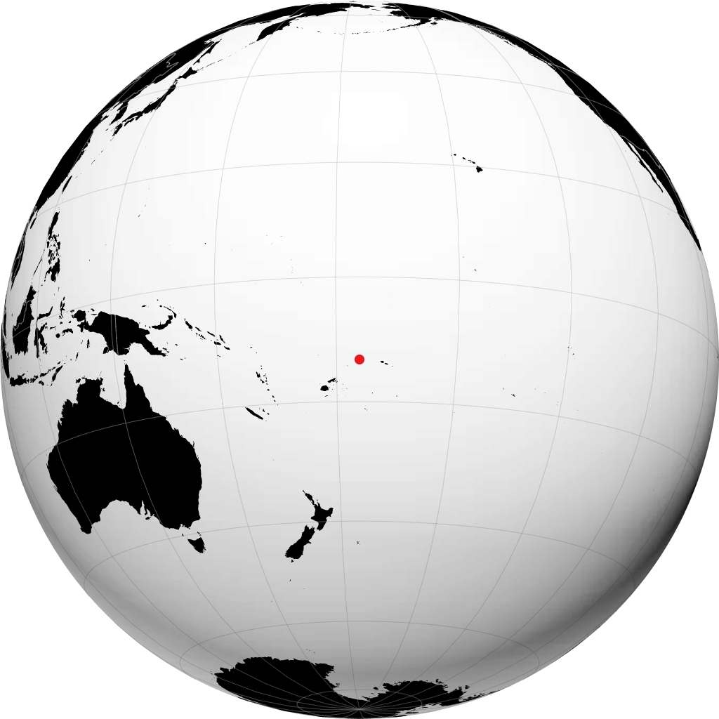 马塔乌图 在地球仪上