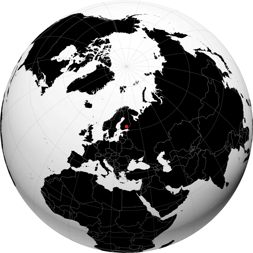 米凯利 在地球仪上