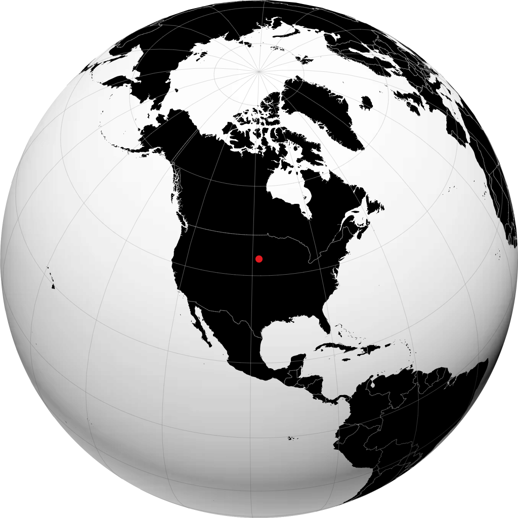 米切尔 在地球仪上