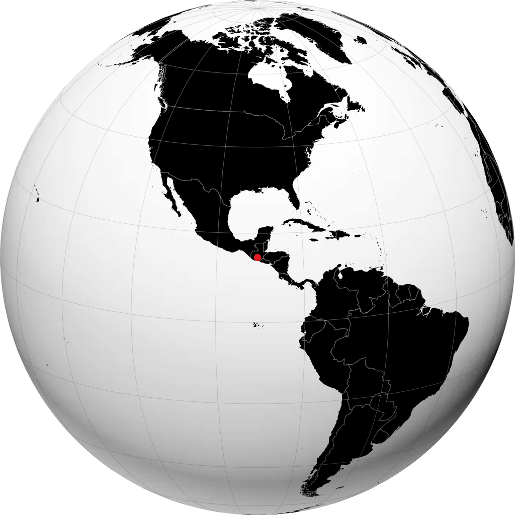 米斯科 在地球仪上