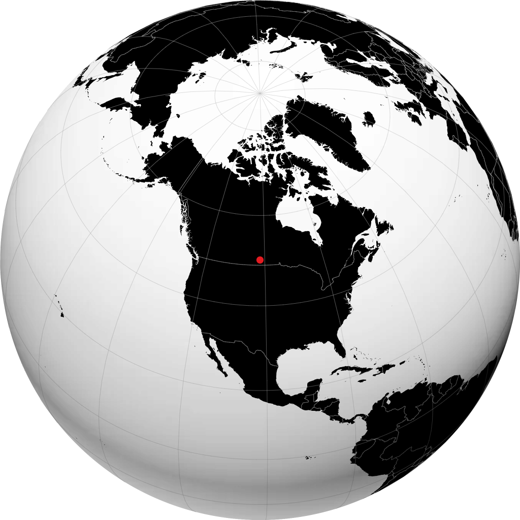 穆索明 在地球仪上