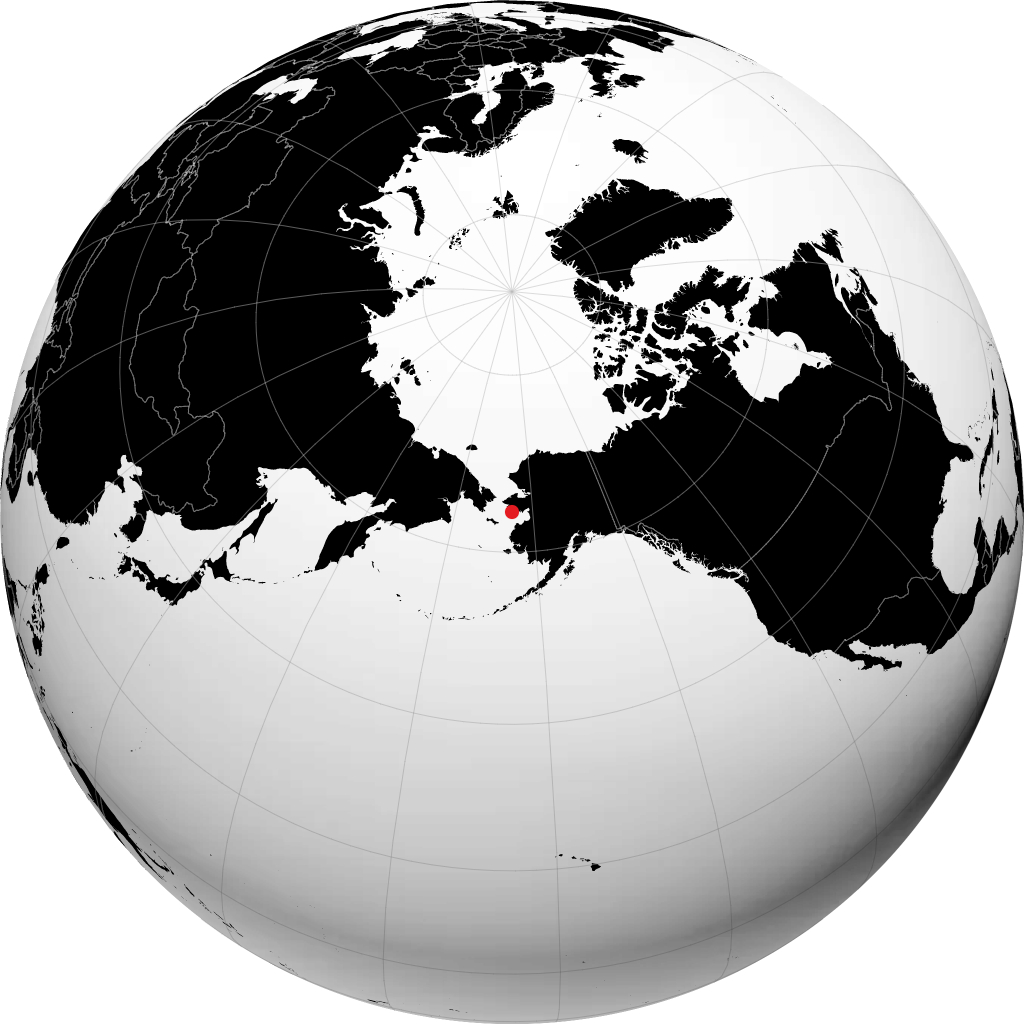 诺姆 在地球仪上