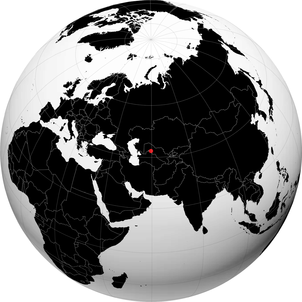 努库斯 在地球仪上