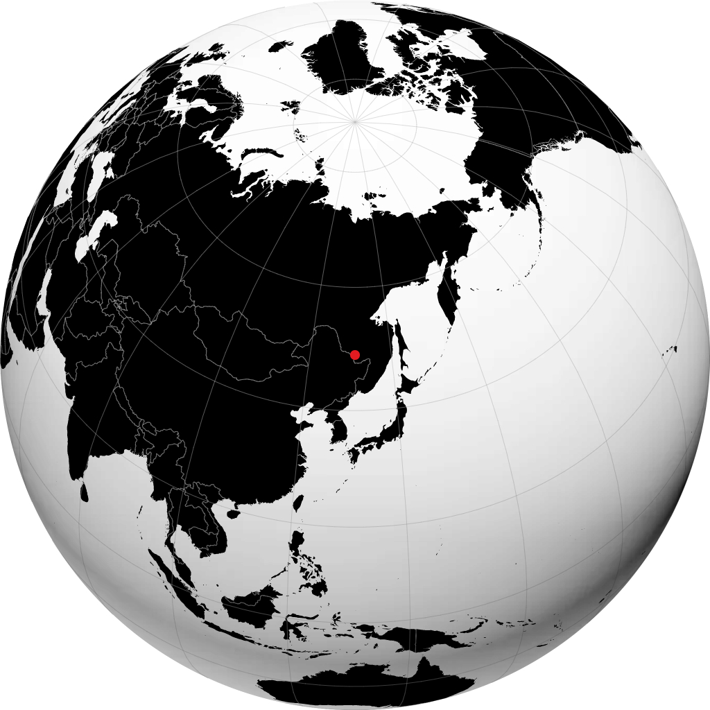 奥布卢奇耶 在地球仪上