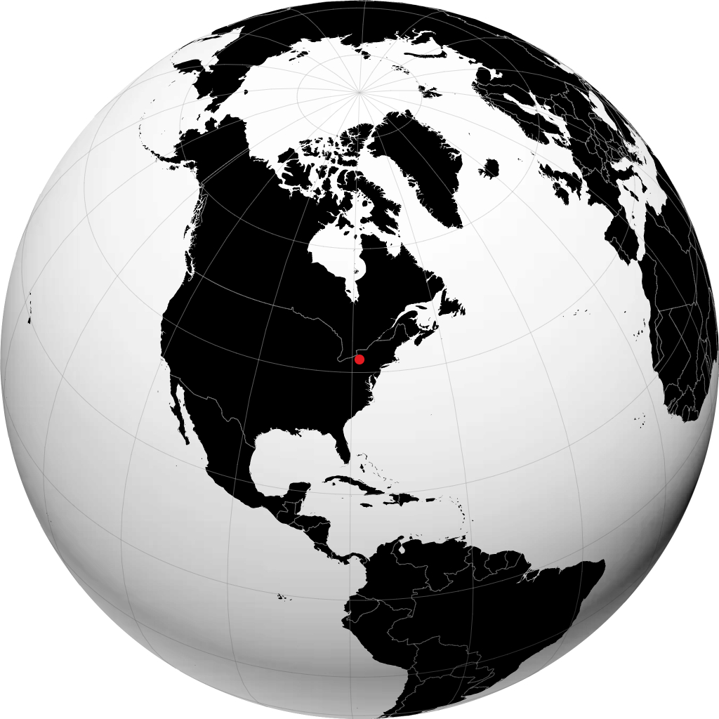 奥利安 在地球仪上