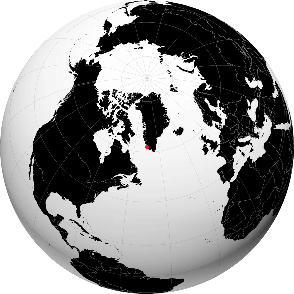 帕米乌特 在地球仪上