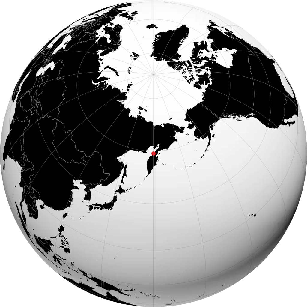 帕拉纳 在地球仪上