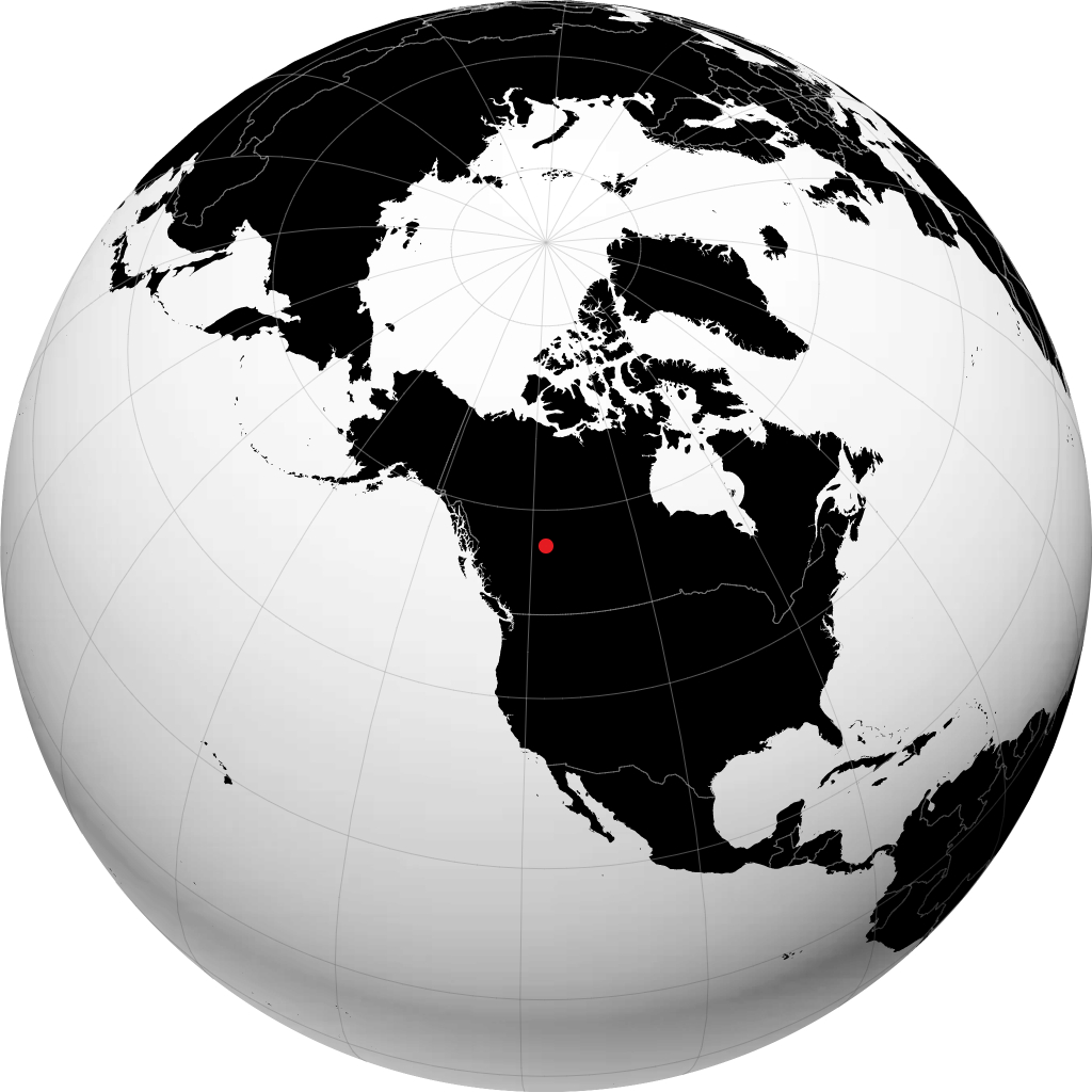 皮斯里弗 在地球仪上