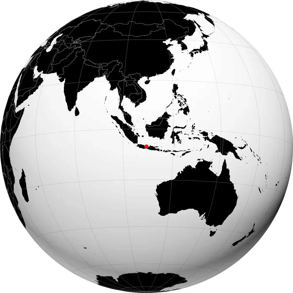 佩马朗 在地球仪上