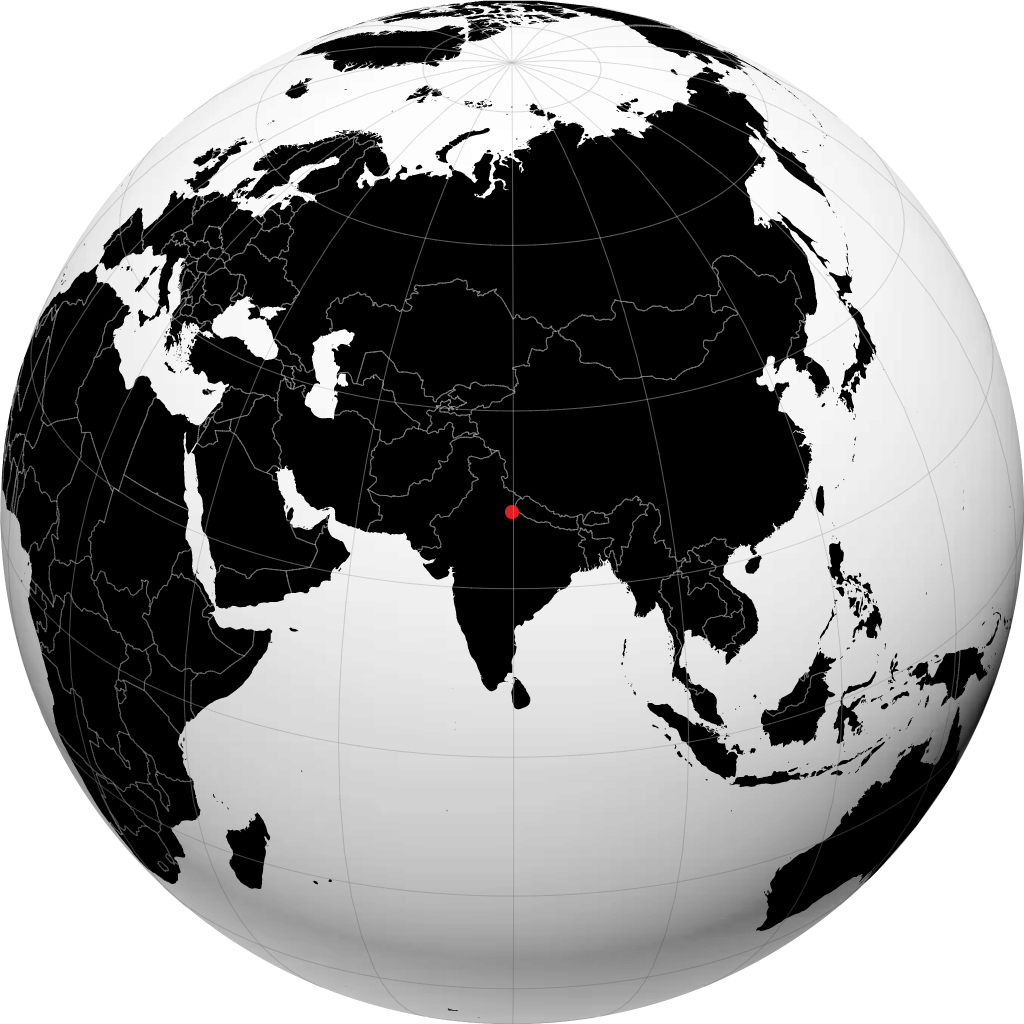 皮利比特 在地球仪上