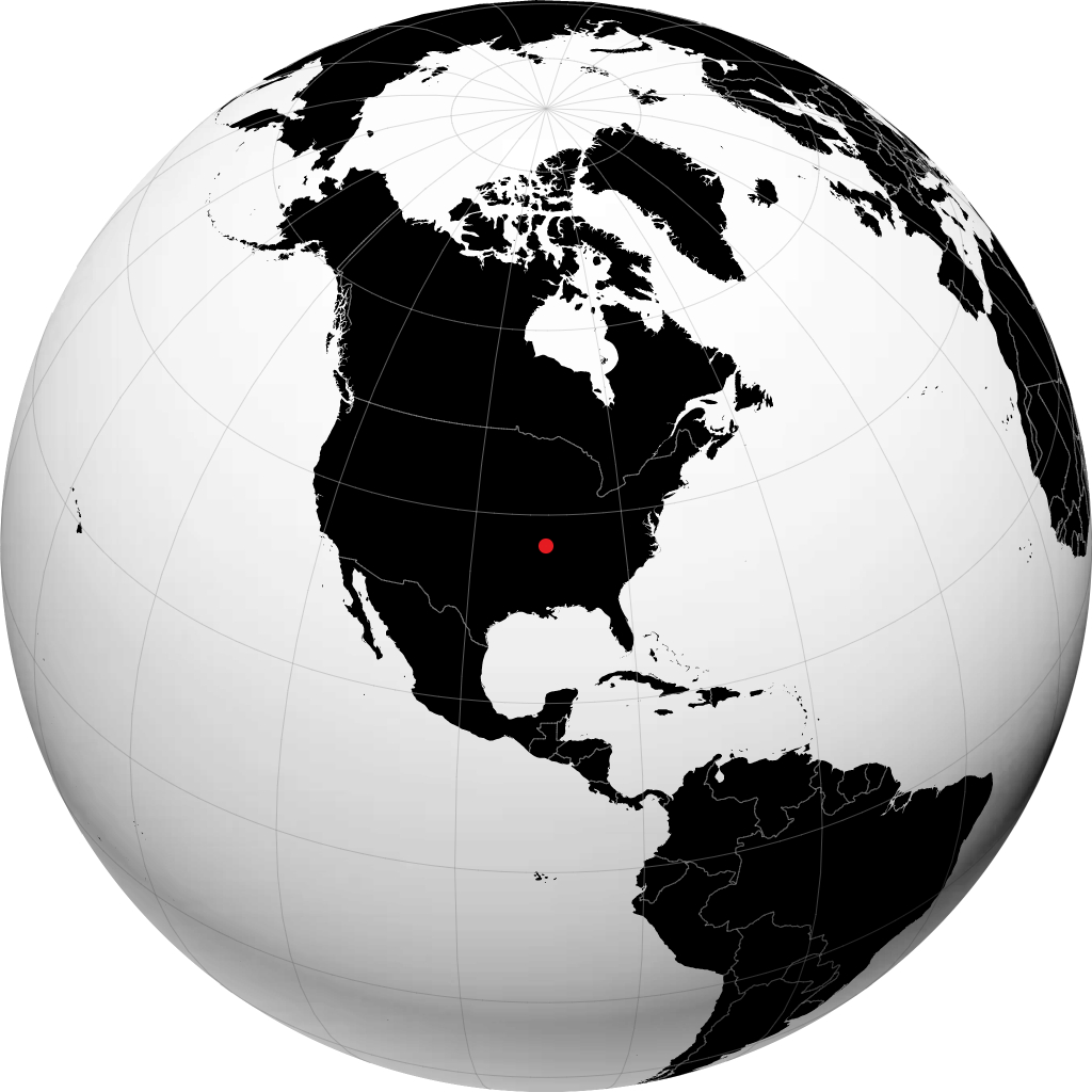 波普拉布拉夫 在地球仪上