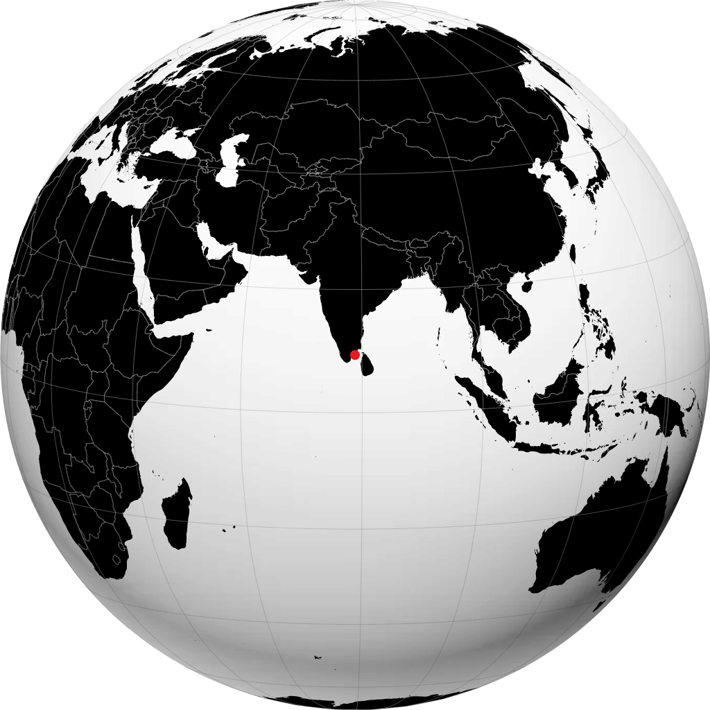 拉马纳塔普拉姆 在地球仪上